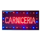 Cartel Led Carniceria Abierto Oferta Almacen O La Q` Quieras