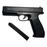 Pistola Co2 X-action 4,5mm Semi Auto + Balines + Garrafa