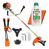 Roçadeira Profissional Lateral À Gasolina 3hp+ Óleo Stihl 2t