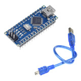 Arduino Nano V3 Placa Compatível Atmega 328p C/ Cabo Usb 