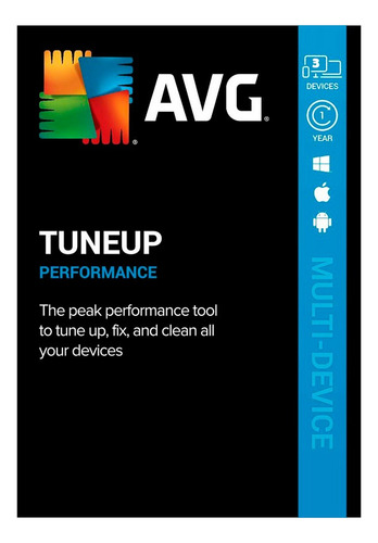 Avg Tuneup 1 Dispositivo | 1 Año | Limpieza Para Pc