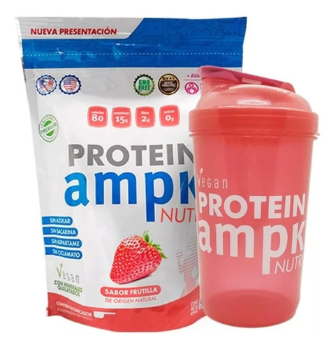 Ampk Protein Suplemento Dietario 506g Vegano + Shaker Batido