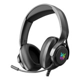 Auriculares Profesionales Para Jugadores Onikuma X16 Rgb Negros