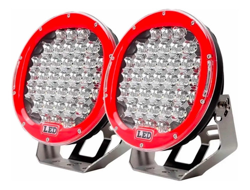 X2 Luces Focos Neblineros Led Off Road 4x4 9 Pulgadas