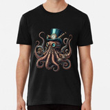 Remera Pulpo Steampunk Vintage Algodon Premium