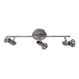 Spot Plafon 3 Luces Pared Platil Party Gu10