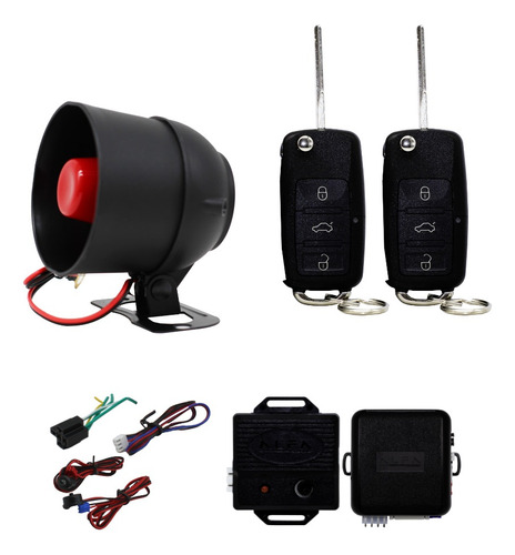 Alarma Antirrobo Auto 5 Canales Con Control Alfa Performance