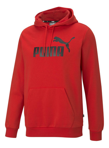 Hoodie Puma Ess Big Logo Hoodie Fl Rojo Hombre