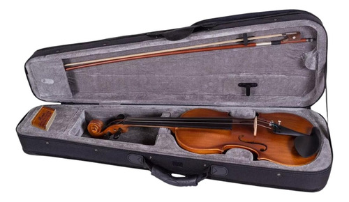 Violin 3/4 Parquer Master Madera Antigua Estuche Arco Resina