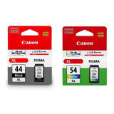 Kit Cartuchos Original Canon Pg 44xl Cl 54xl E471 E481 E4210