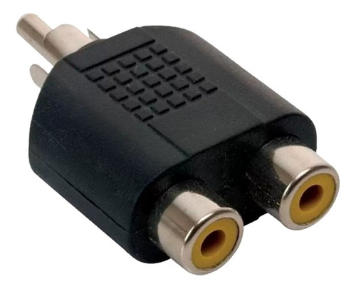 Adaptador Plug Rca A 2 Jacks Rca, Duplica La Salida 1pz