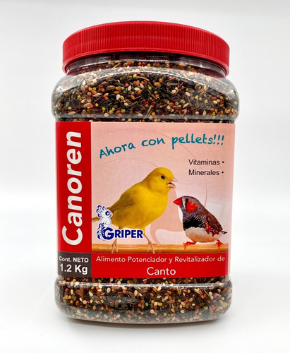 Alimento-complemento Para Canarios De Canto Canoren  1.2 Kg