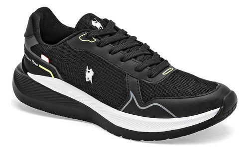 Tenis Hombre American Polo 2554 Negro 26-28 121-508