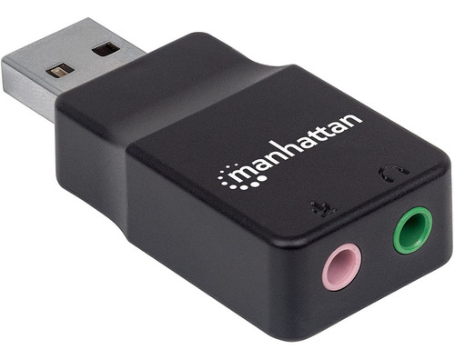 Convertidor Manhattan Usb 2.0 A Tarjeta Sonido 2.1 152754