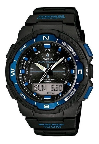 Reloj Casio Sgw-500h-2bv Hombre 100m Sumergible