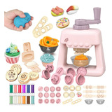 Mb Juego De Máquina Para Hacer Helados Diy Color Clay,