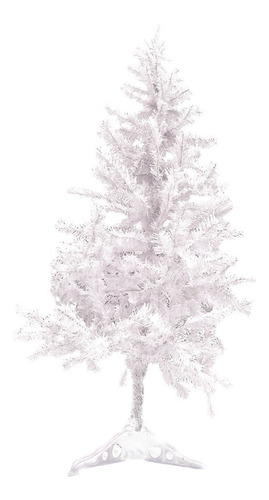 Árvore Pinheiro De Natal Branca 1,20m A0022