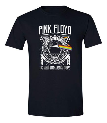 Playera Hombre Rock Pink Floyd Dark Side Moon 000616n