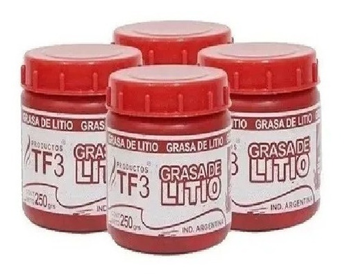 Grasa De Litio Roja Multiuso X 500g Tf3 Lubricante  