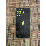 Skin Vinil Premium Black Camo Neon Para iPhone 11 Pro