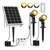 2 En 1 Lamparas Solares Para Jardin Exteriores Con Remote