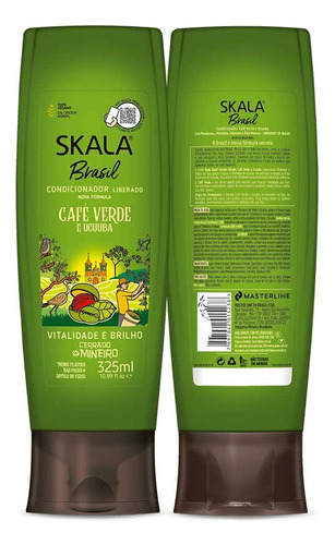 Condicionador Café Verde E Ecuuba Nutrição 325ml Skala