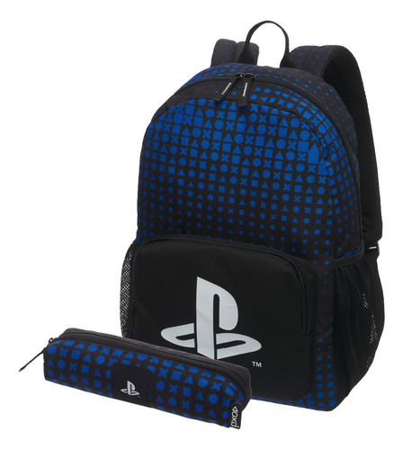 Combo Mochila + Cartuchera Playstation Originales Diseños