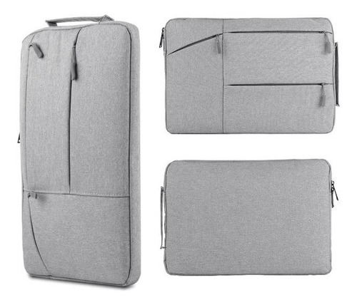 Case Capa Para Notebook Ou Macbook Até 14  Com Bolsos Extras