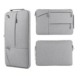 Case Capa Para Notebook Ou Macbook Até 14  Com Bolsos Extras