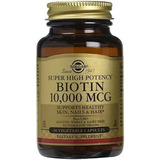 Biotin 10,000 Mcg Solgar - 60 Vegetable Capsules