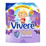 Suavizante Ropa Vivere Violetas Y Flores Blancas Repuesto 3l