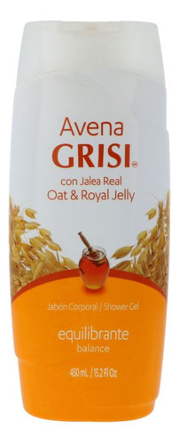 Avena Grisi Jalea Real Jabón Corporal Botella Con 450 Ml