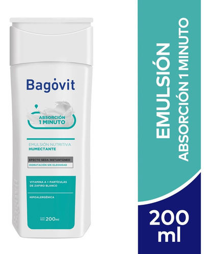 Bagóvit A Emulsión Cuidados Cotidianos Efecto Seda 200ml