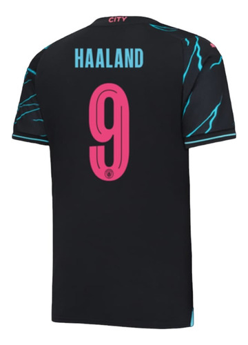 Camiseta Erling Haaland Manchester City Nro 9 Tercera 