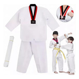 Fato De Taekwondo, Uniforme Infantil De Karatê