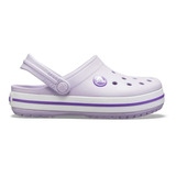 Crocs Crocband Clog Lila Blanco Mujer