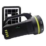 Kit Camping Solar Ampolletas Linterna Mp3 Radio Disco Light