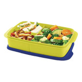 Eco Lunch Rectangular  Con Diviciones De Tupperware 