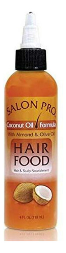 Hair Food 4 Oz Con Aceite De Coco, Almendras Y Oliva - Pack 