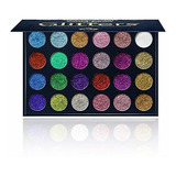 Paleta De Sombras De Ojos 24 Glitter Prensado Profesional - 