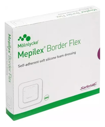 Curativo Molnlyke Mepilex Border Flex 15x15 - 5 Unidades