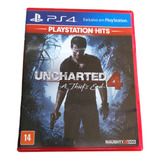 Jogo Ps4 Uncharted 4 A Thief´s End Fisico Usado