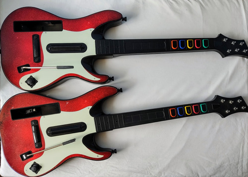Pack De 2 Guitarras Originales Guitar Hero Warriors Of Rock
