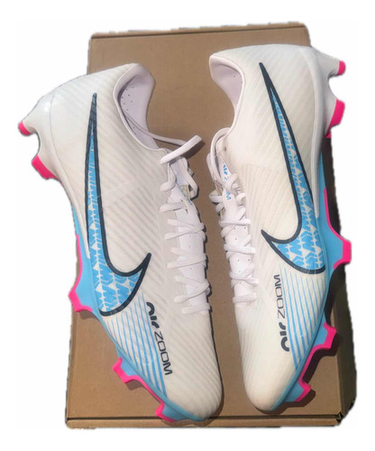 Tachones De Fútbol Nike Mercurial Vapor Zoom Blancos