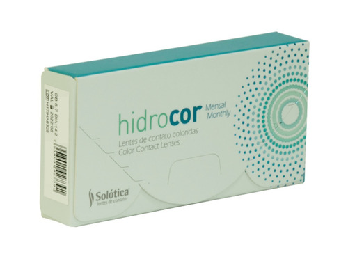 Lente De Contato Colorida Hidrocor Mensal - Entrega + Rápida