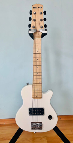 Guitarra Electrica Infantil Color Blanco Bellator Ecp3lp-3wh