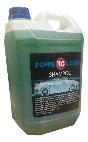 Shampoo Espuma Activa Rc X 5 Lts Ph Neutro Foam Lance Espumogeno