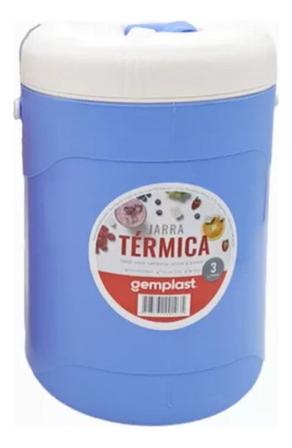 Conservadora Jarra Termo Termica 3 Litros Grande Gemplast