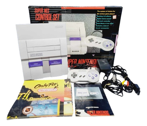 86- Console Super Nintendo Snes Control Set 2° Modelo
