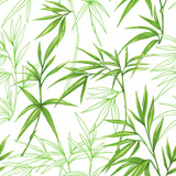 Papel De Parede Adesivo Folha Bambu Japones Verde 1m